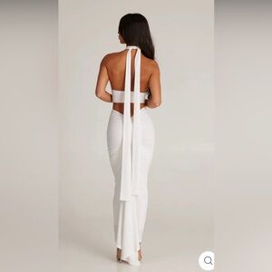 MELANI THE LABEL KALI MULTI-WAY TWO PIECE SET - WHITE. DRESS. Size small